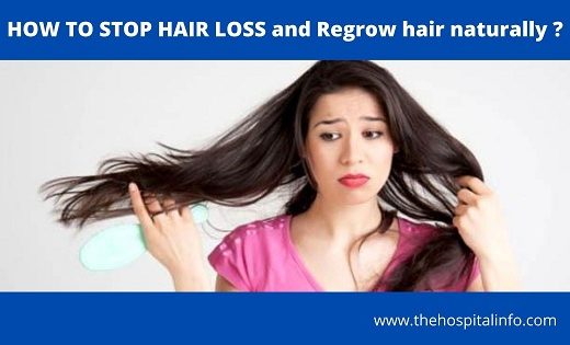 HOW TO STOP HAIR LOSS and Regrow hair naturally easy way
