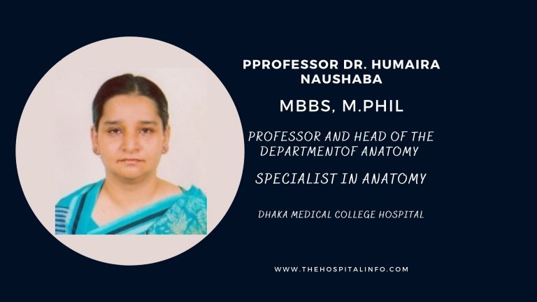 PROFESSOR Dr HUMAIRA NAUSHABA Specialist IN ANATOMY