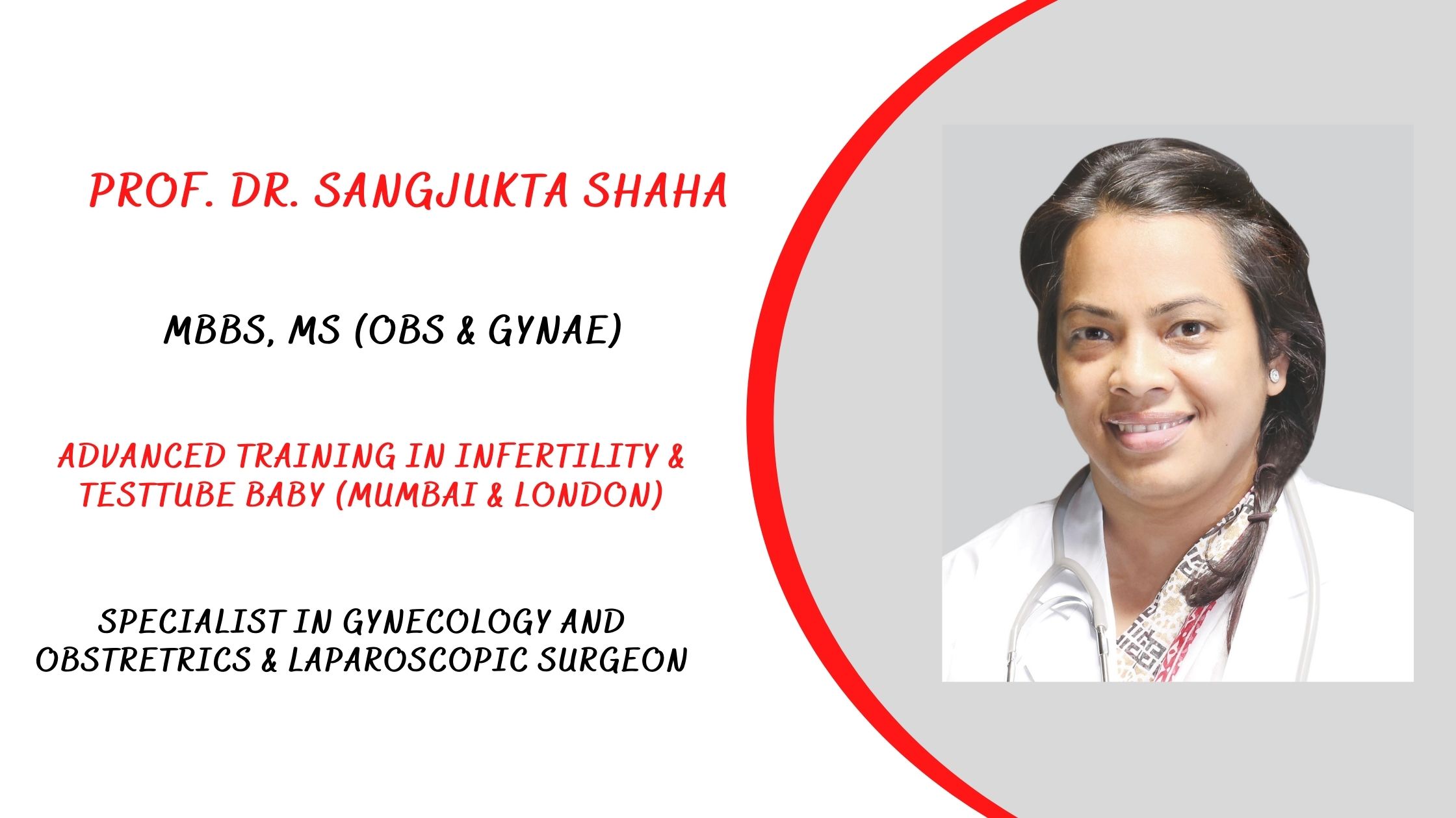 Prof Dr Sangjukta Shaha Gynecology and Obstretris Specialist