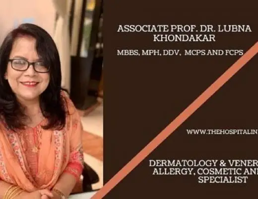 Associate prof dr Lubna khondakar dermatology specialist