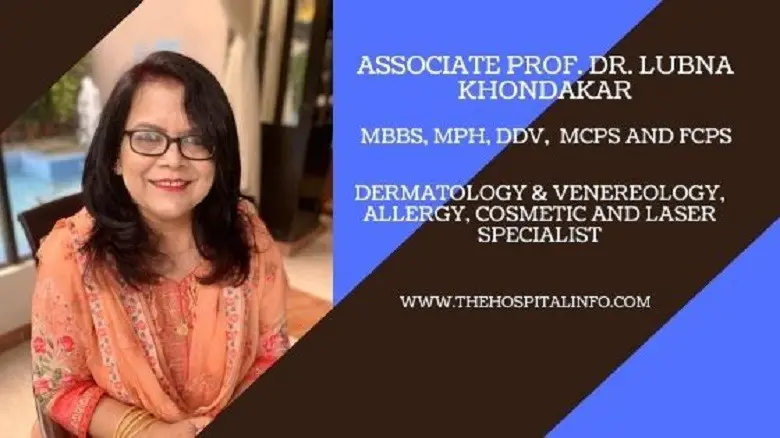Associate prof dr Lubna khondakar dermatology specialist