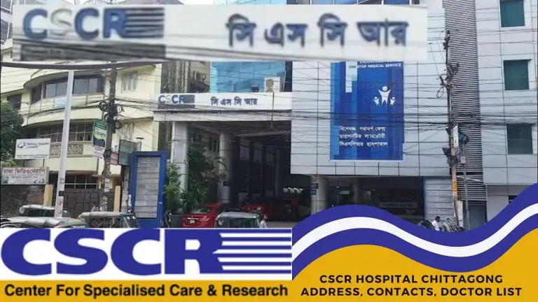 CSCR Hospital Chittagong Address Contacts Doctor List