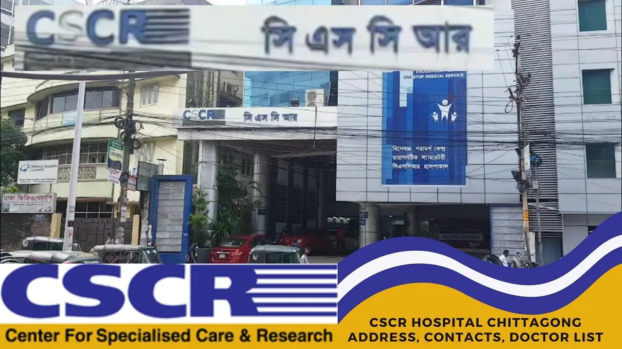 CSCR Hospital Chittagong Address Contacts Doctor List