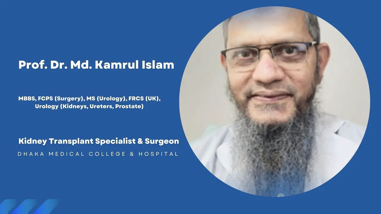 Best Kidney Specialist Doctor List Dhaka Bangladesh
