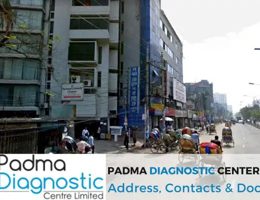 Padma Diagnostic Center Limited Address contacts DOCTOR List