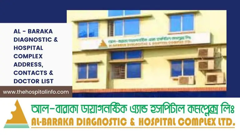 Al-Baraka Diagnostic & Hospital Complex Address DOCTOR LIST