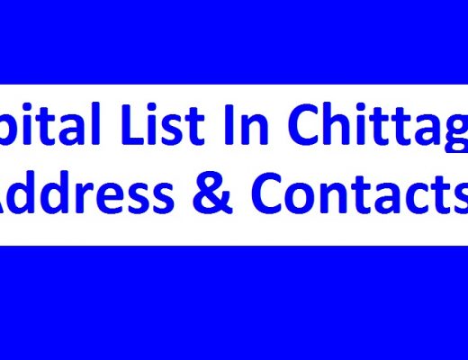 List Of The Hospital In Chittagong Address And Contacts