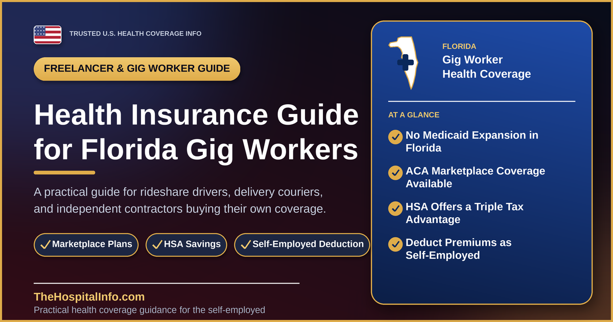 Health insurance guide for Florida gig workers, freelancers, and independent contractors